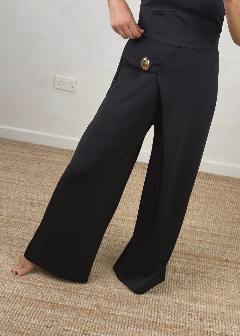 Kylie trouser - black-The Style Attic