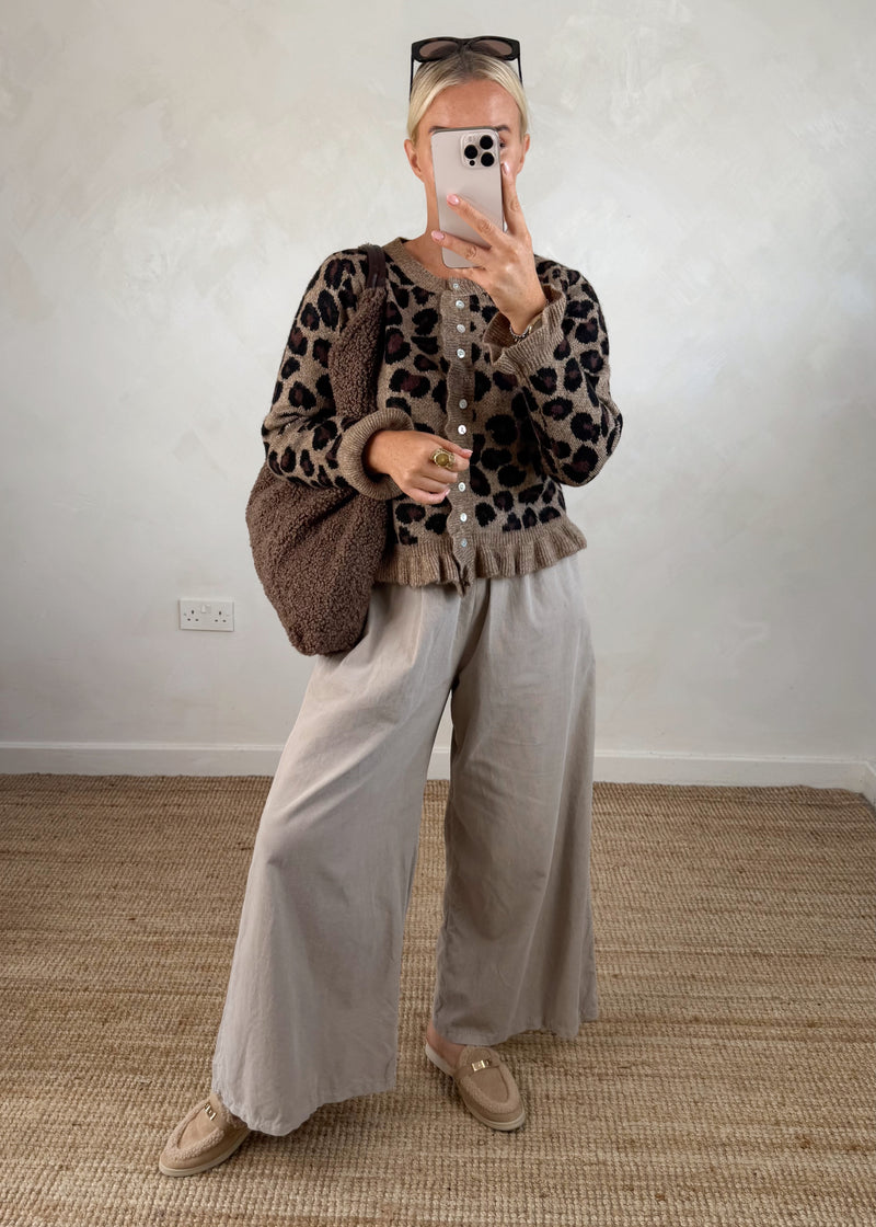 Layla leopard cardigan-The Style Attic