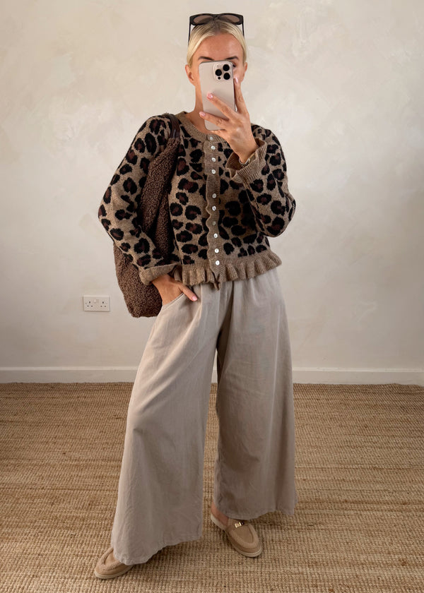 Layla leopard cardigan-The Style Attic