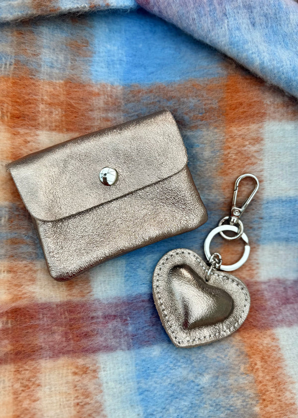 Leather gift duo - bronze-The Style Attic