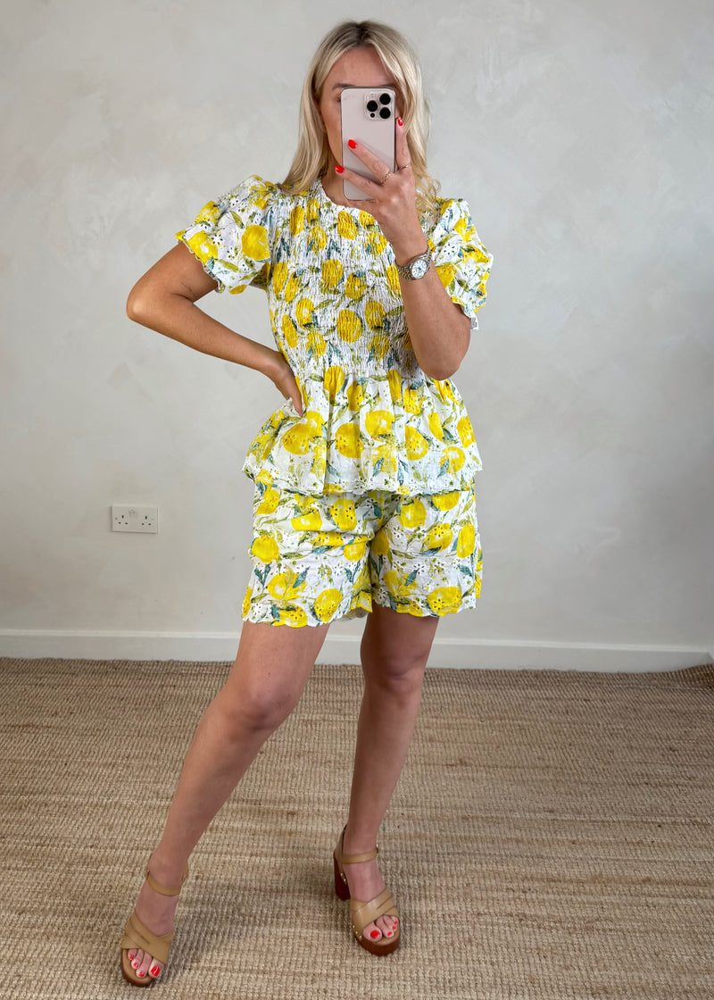 Lemonade shorts-The Style Attic