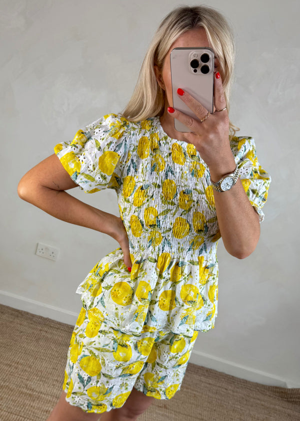 Lemonade shorts-The Style Attic