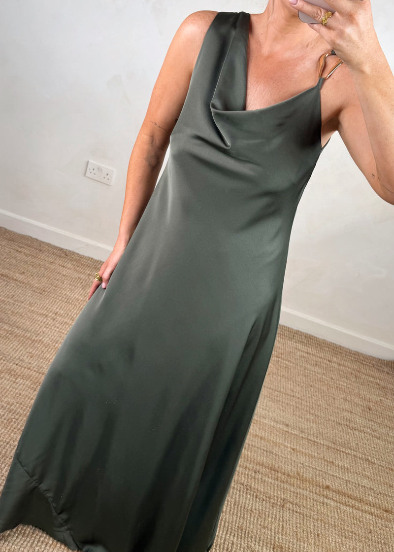 Lexie maxi - khaki-The Style Attic