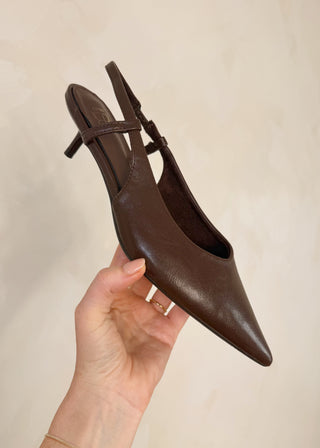 Lilith kitten heel - Chocolate-The Style Attic