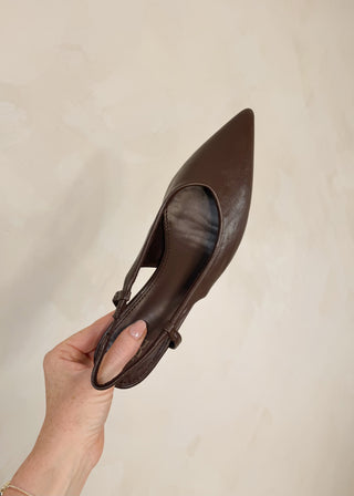 Lilith kitten heel - Chocolate-The Style Attic