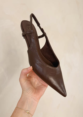 Lilith kitten heel - Chocolate-The Style Attic