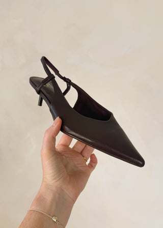 Lilith kitten heel - Merlot-The Style Attic