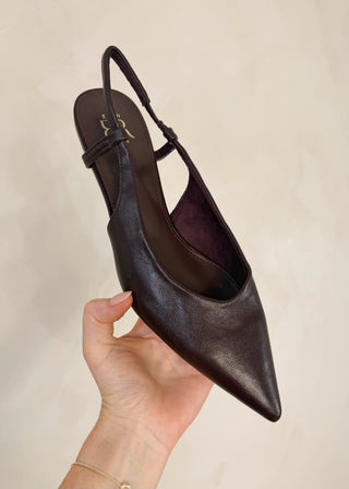 Lilith kitten heel - Merlot-The Style Attic