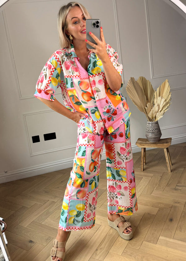 Limoncello co-ord - pink-The Style Attic