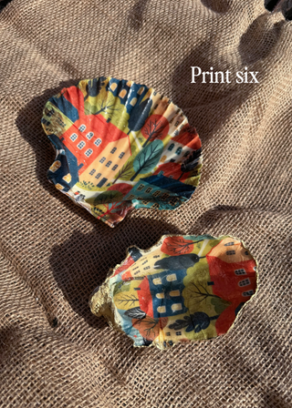 Lisa’s decorative Shells - Print 6-The Style Attic