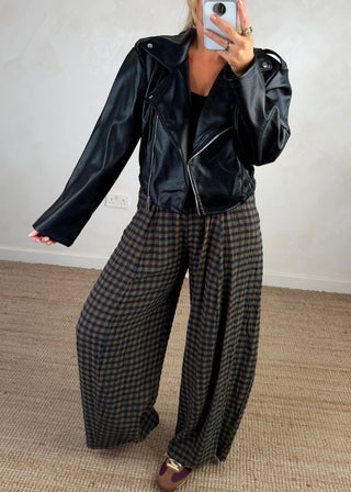 Livvy biker jacket - Black-The Style Attic