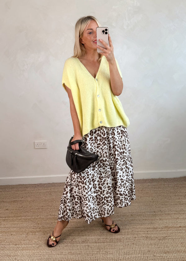 Louise animal maxi skirt-The Style Attic