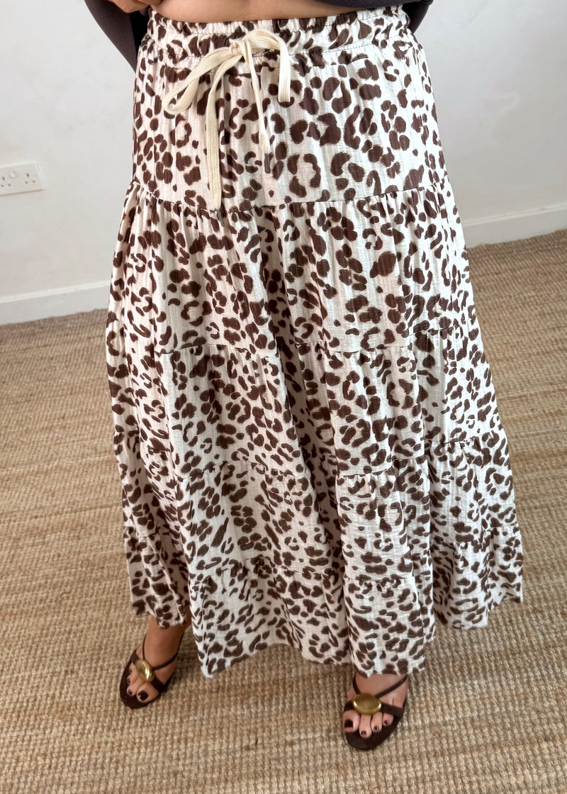 Louise animal maxi skirt-The Style Attic