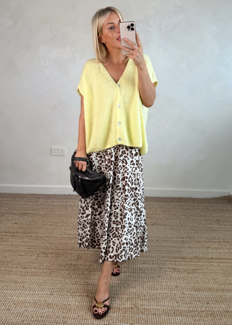 Louise animal maxi skirt-The Style Attic