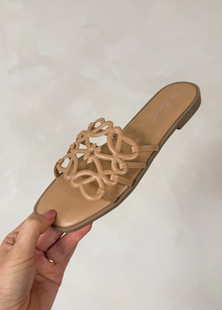 Lulu sandal - taupe-The Style Attic