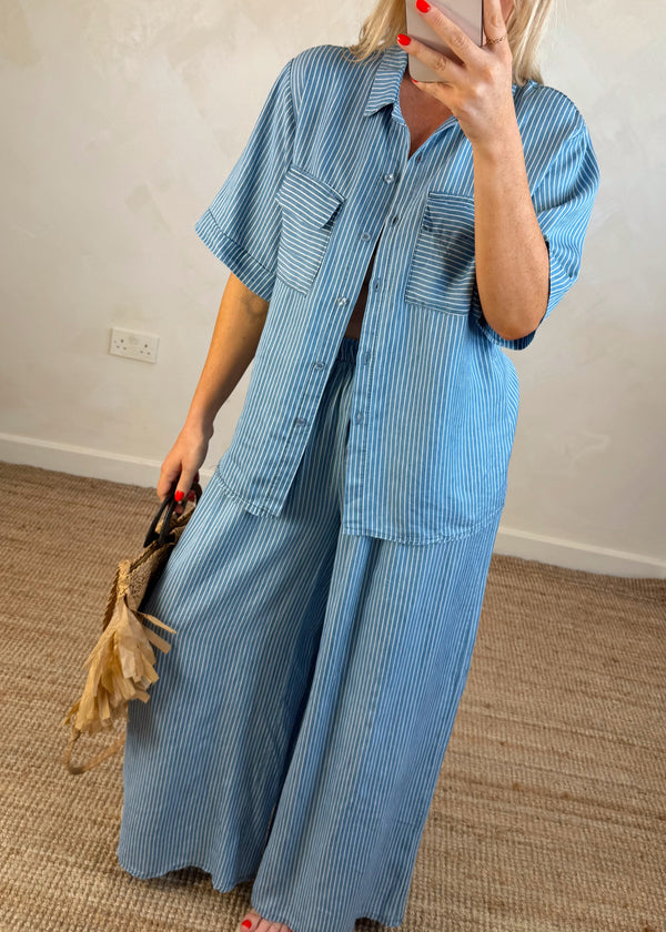 Maddie Denim shirt-The Style Attic