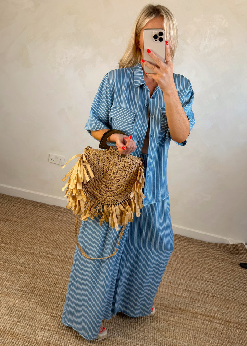 Maddie Denim shirt-The Style Attic