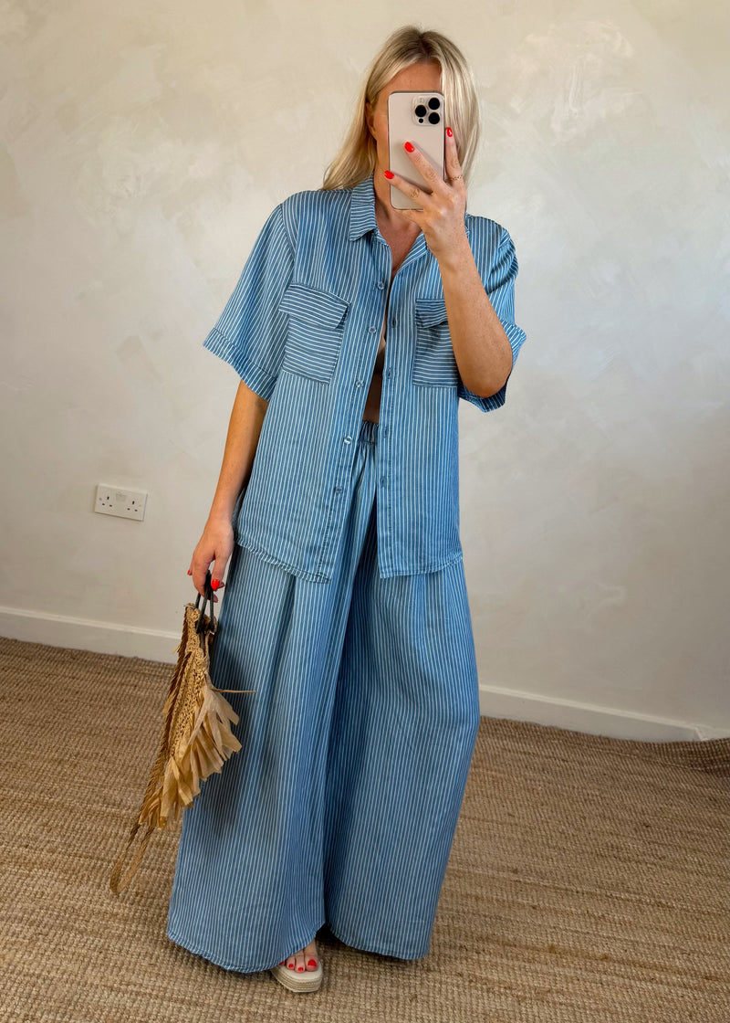 Maddie Denim shirt-The Style Attic