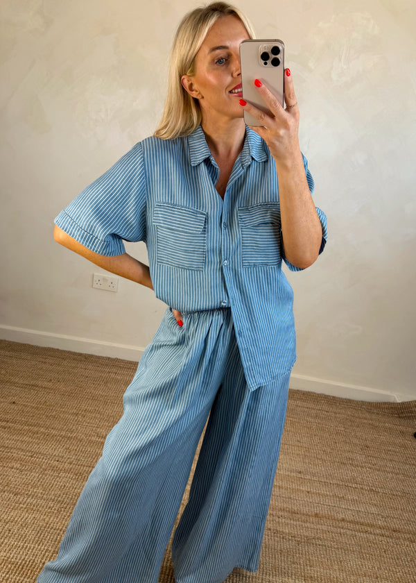 Maddie Denim shirt-The Style Attic