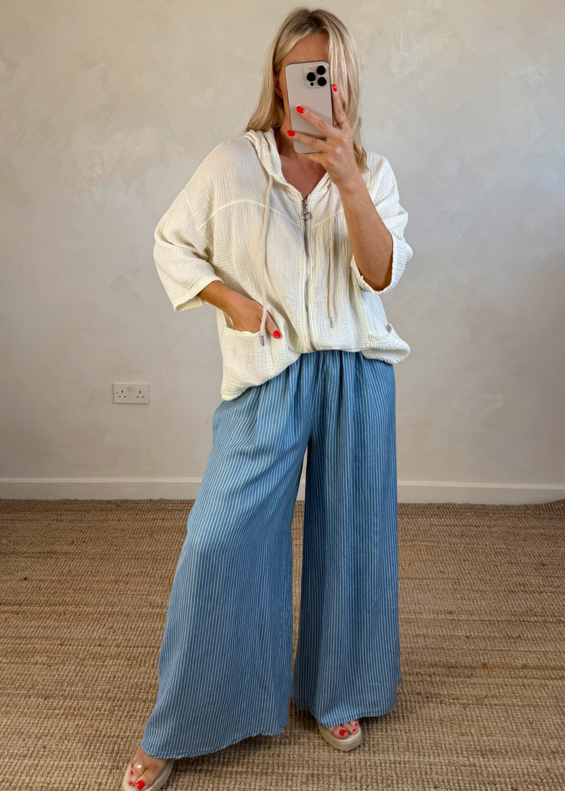Maddie Denim trouser-The Style Attic