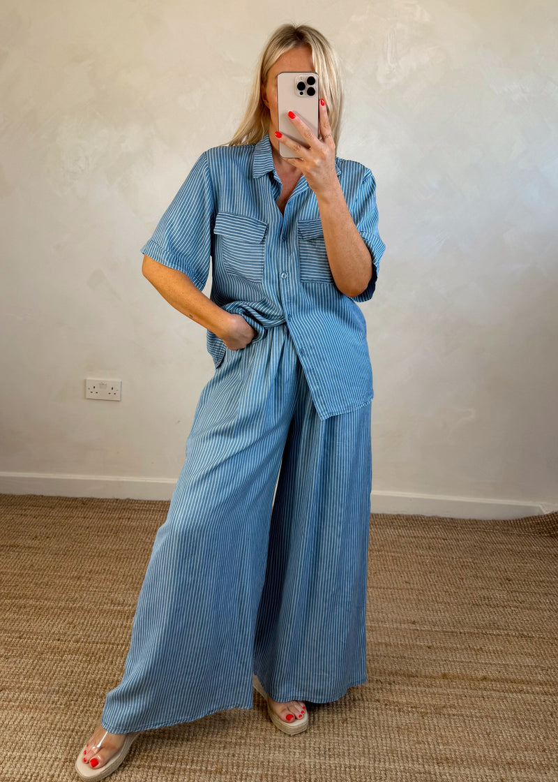 Maddie Denim trouser-The Style Attic