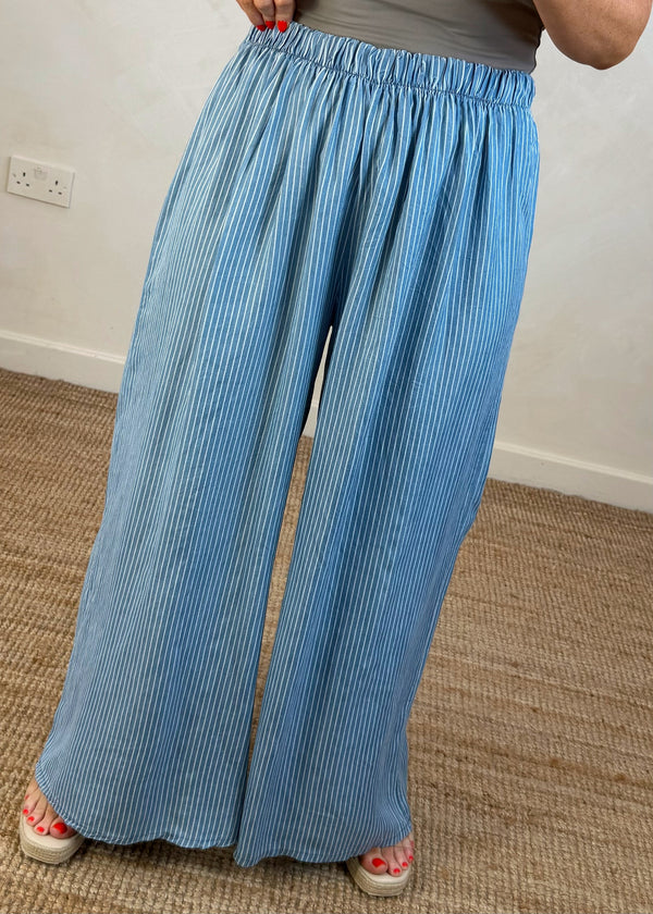 Maddie Denim trouser-The Style Attic