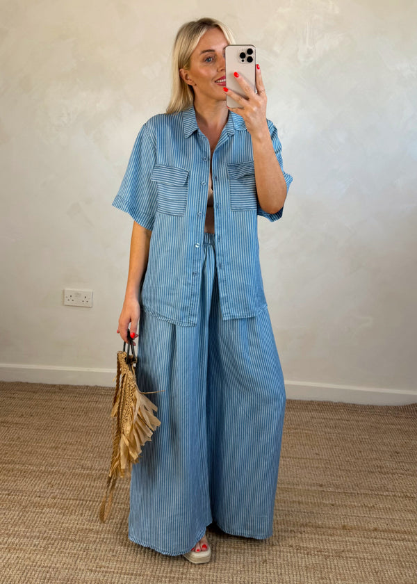 Maddie Denim trouser-The Style Attic