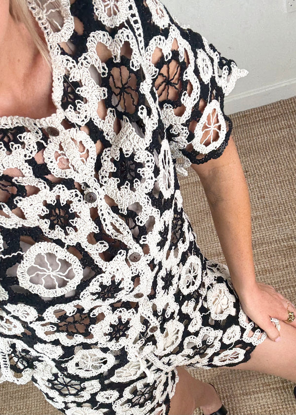 Maldives crochet short co-ord-The Style Attic