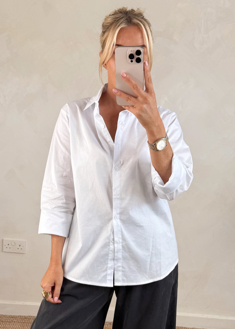 Mandy 2in1 shirt knit - denim blue-The Style Attic