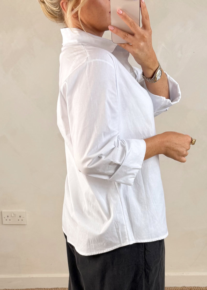 Mandy 2in1 shirt knit - denim blue-The Style Attic