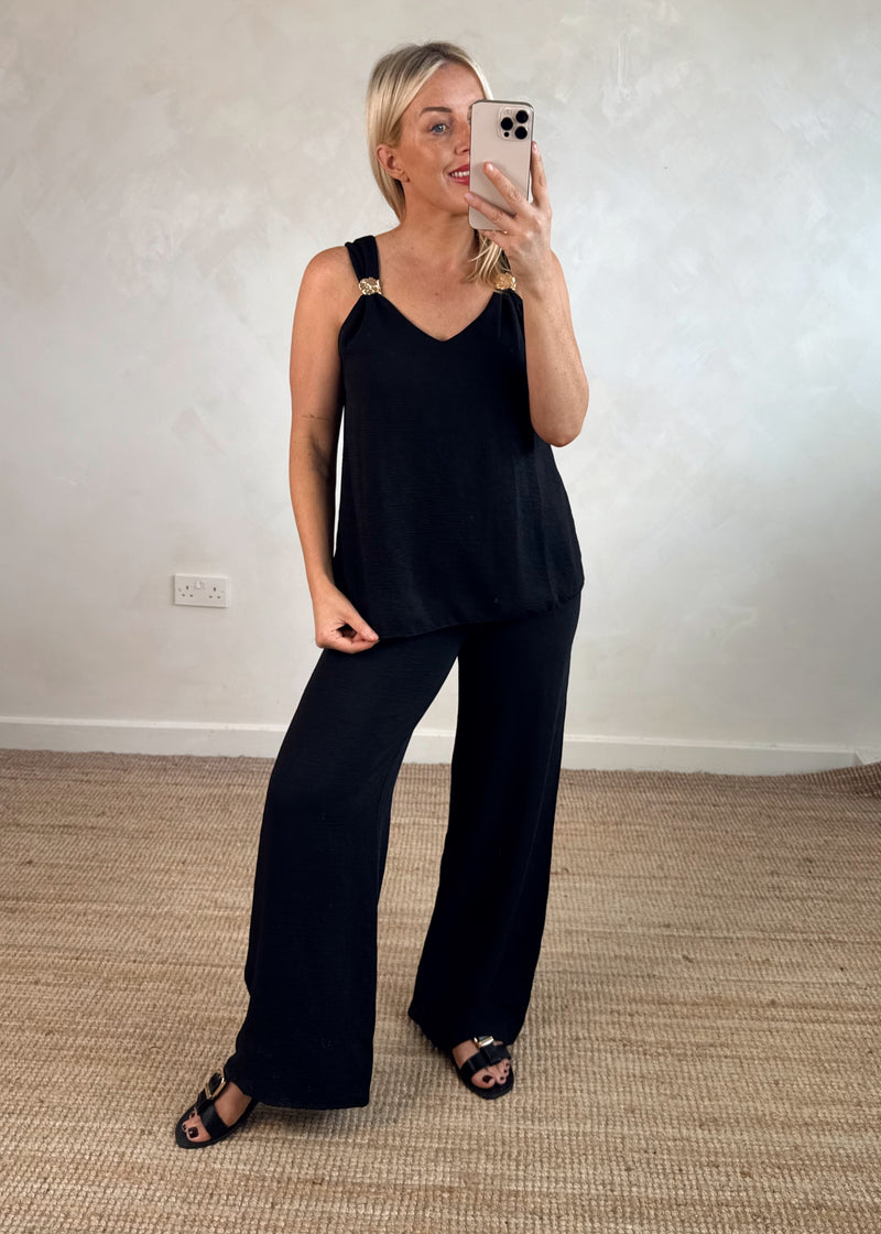 Marelle co-ord - black-The Style Attic