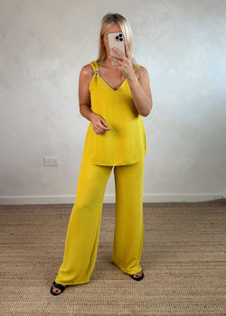 Marelle co-ord - canary yellow-The Style Attic