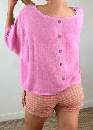 Margot checked skort - three-The Style Attic