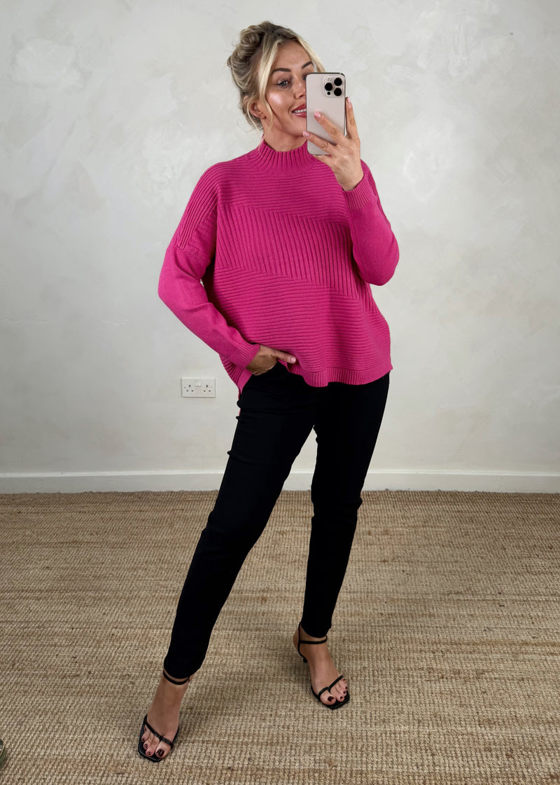 Marni knit - Hot pink-The Style Attic