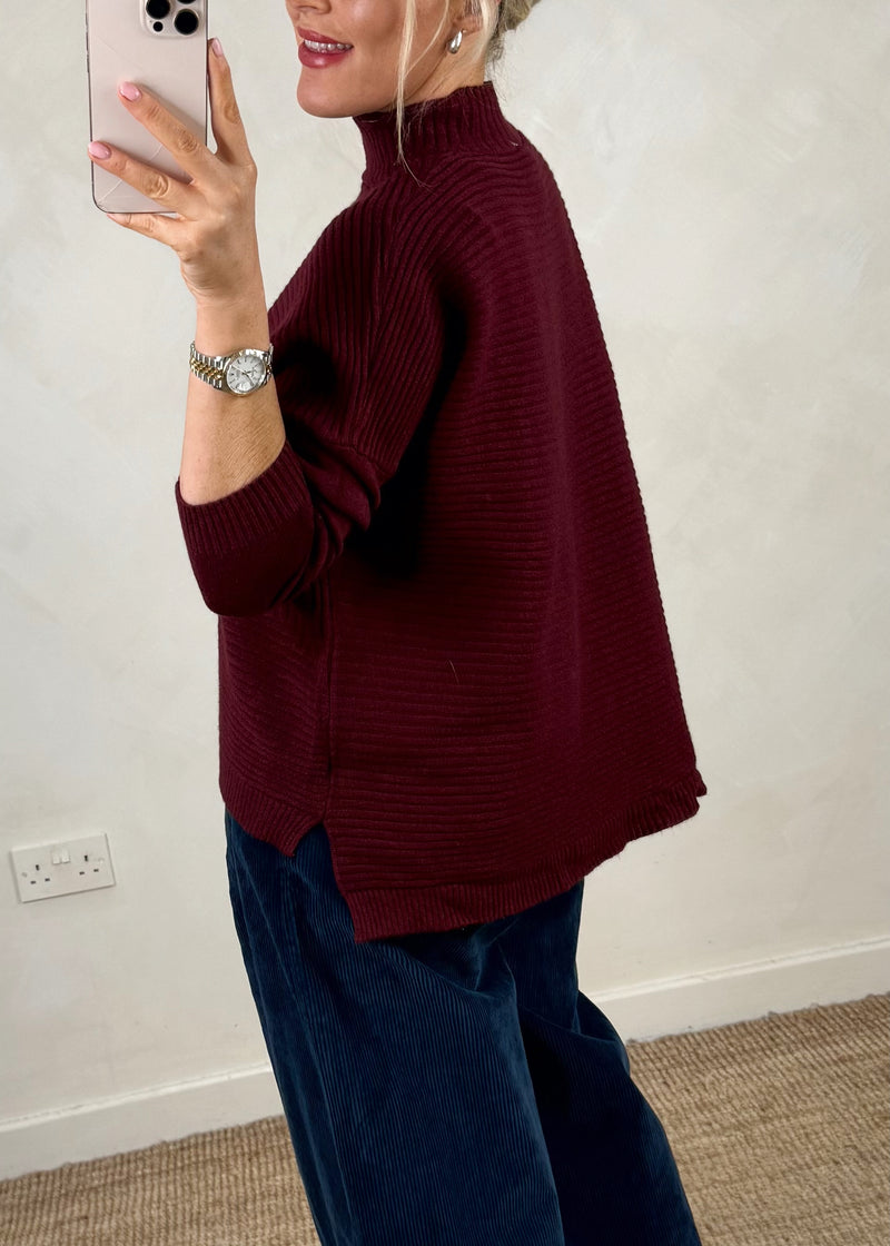 Marni knit - Merlot-The Style Attic