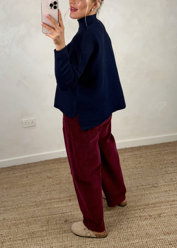 Marni knit - Navy-The Style Attic