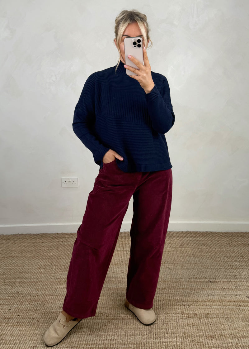 Marni knit - Navy-The Style Attic