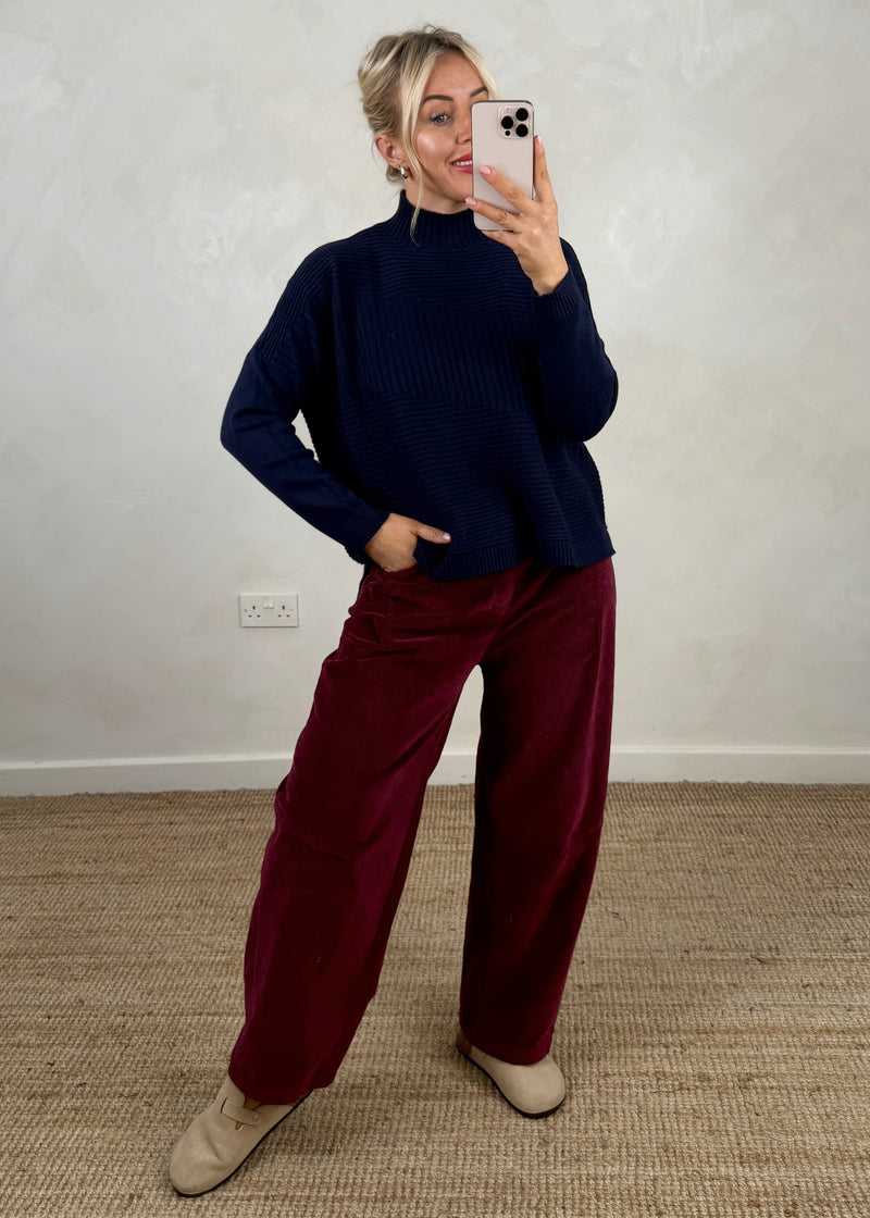 Marni knit - Navy-The Style Attic