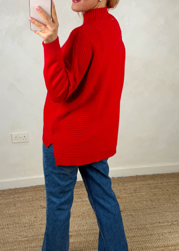 Marni knit - red-The Style Attic