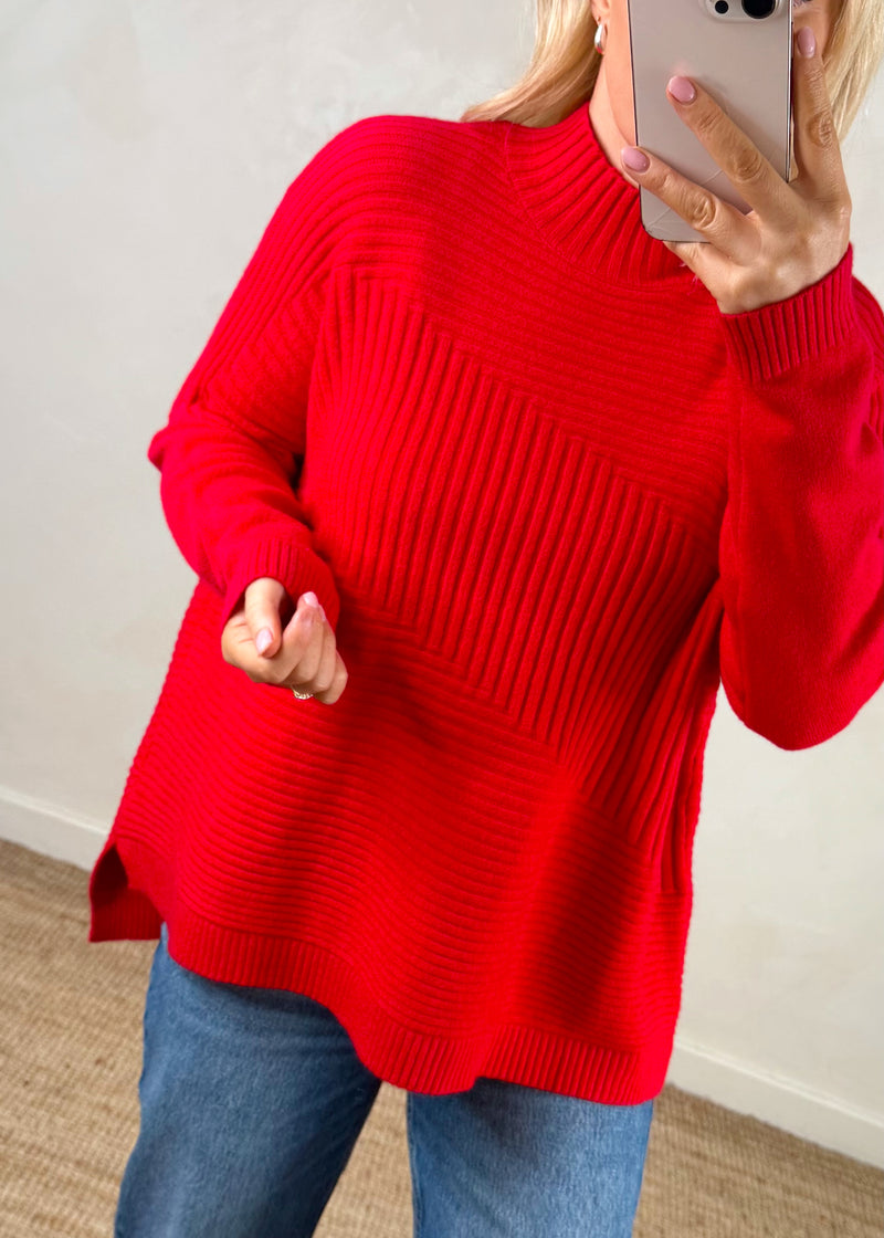 Marni knit - red-The Style Attic