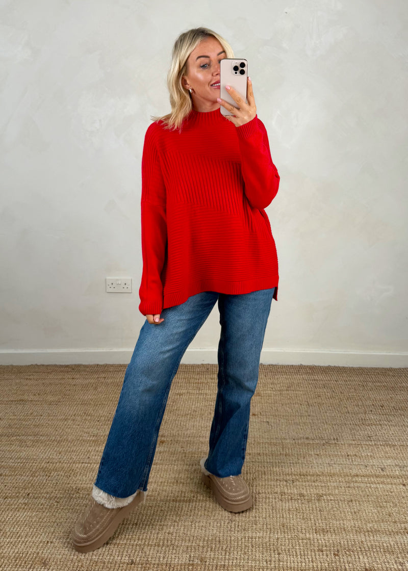 Marni knit - red-The Style Attic