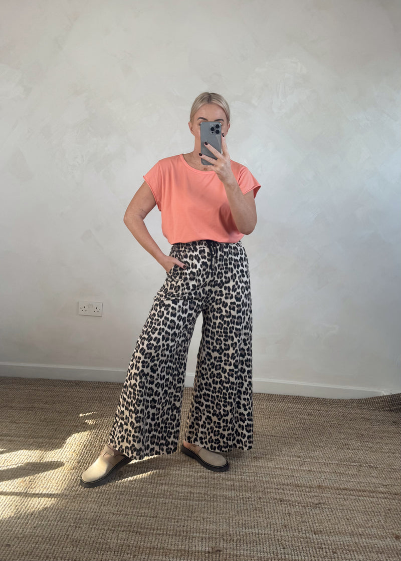 Maude leopard jogger-The Style Attic