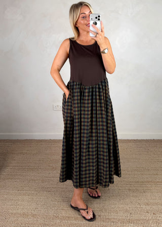Maxi checked dress - Two-The Style Attic