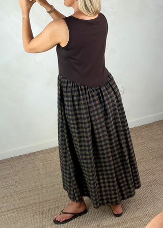 Maxi checked dress - Two-The Style Attic