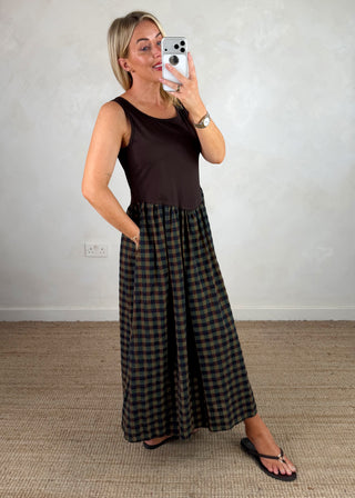 Maxi checked dress - Two-The Style Attic