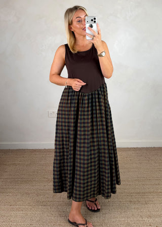 Maxi checked dress - Two-The Style Attic