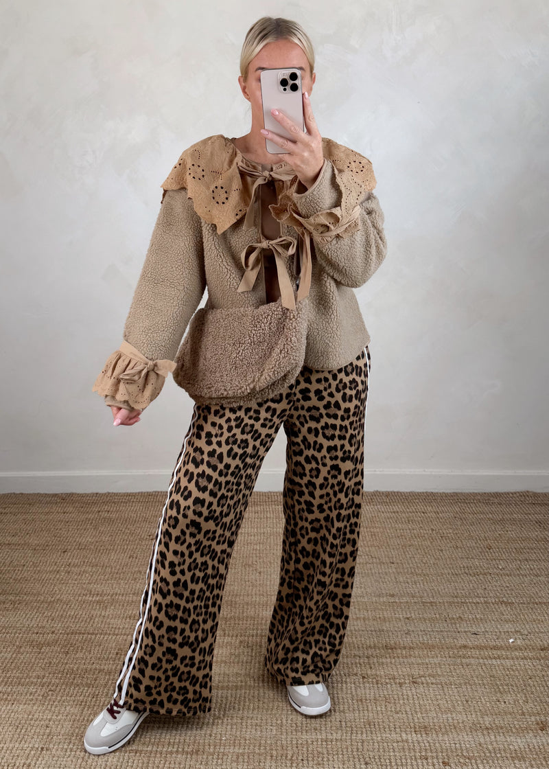 Melanie leopard tracksuit - natural-The Style Attic