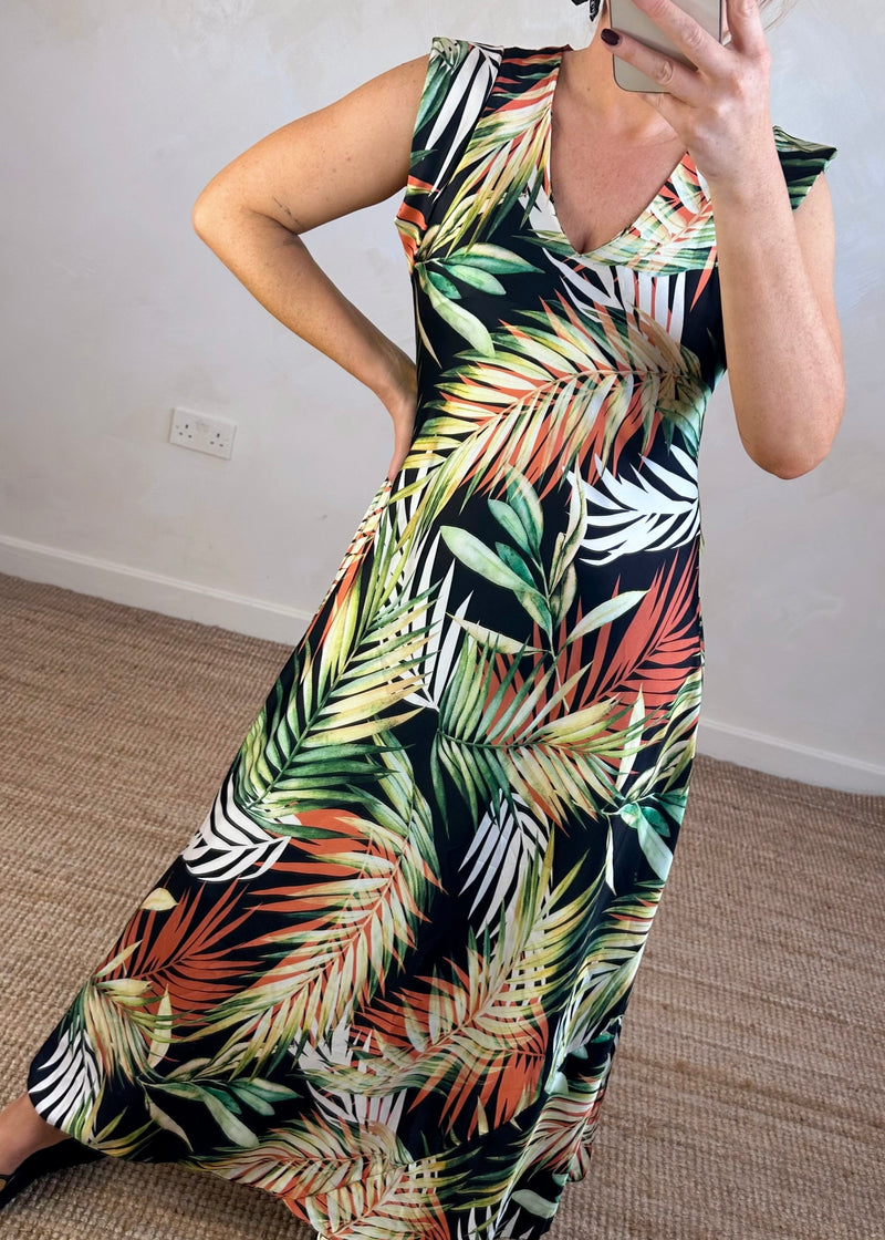 Melena maxi dress - black-The Style Attic