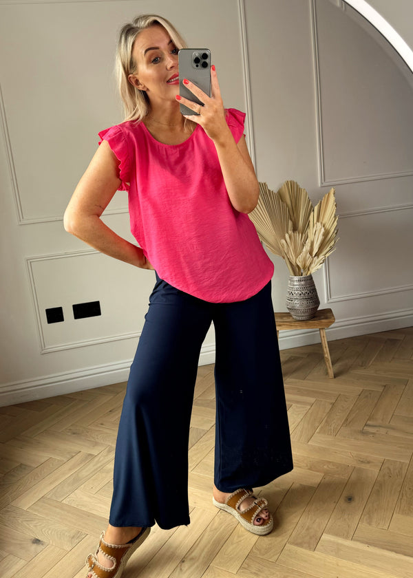 Melinda pants - navy-The Style Attic