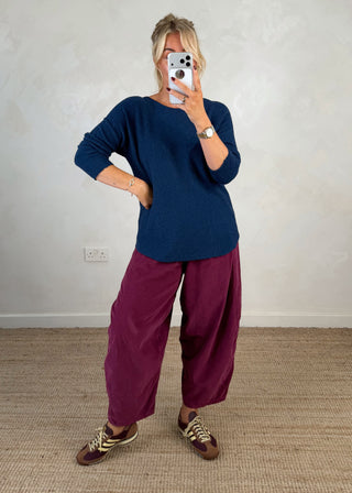 Melody knit - Denim blue-The Style Attic